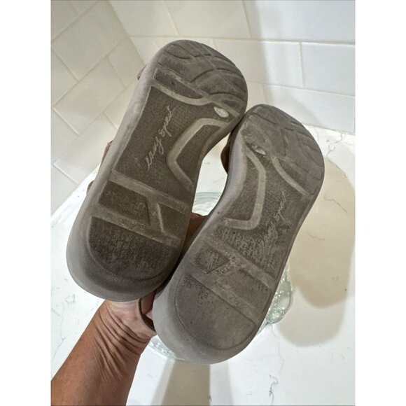 Easy Spirit Kailynne Strappy Sandal Women's Sz 10M Brown Suede Hook & Loop - Picture 12 of 14